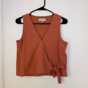 Madewell wrap top